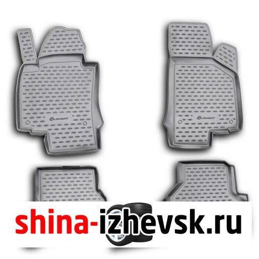 Коврик Autofamily в салон полиуретановые черные для Skoda Octavia II 03/2008- в Ижевске